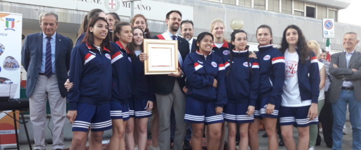 U16 premiata dal Municipio 4 di Milano