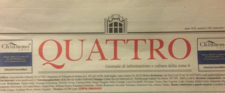 Articolo di QUATTRO Settembre 2017